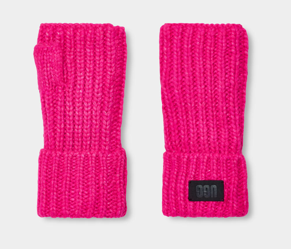 Guantes Ugg Chunky Fingerless Cuff Mujer Rosas | Argentina NTMQZVX-64