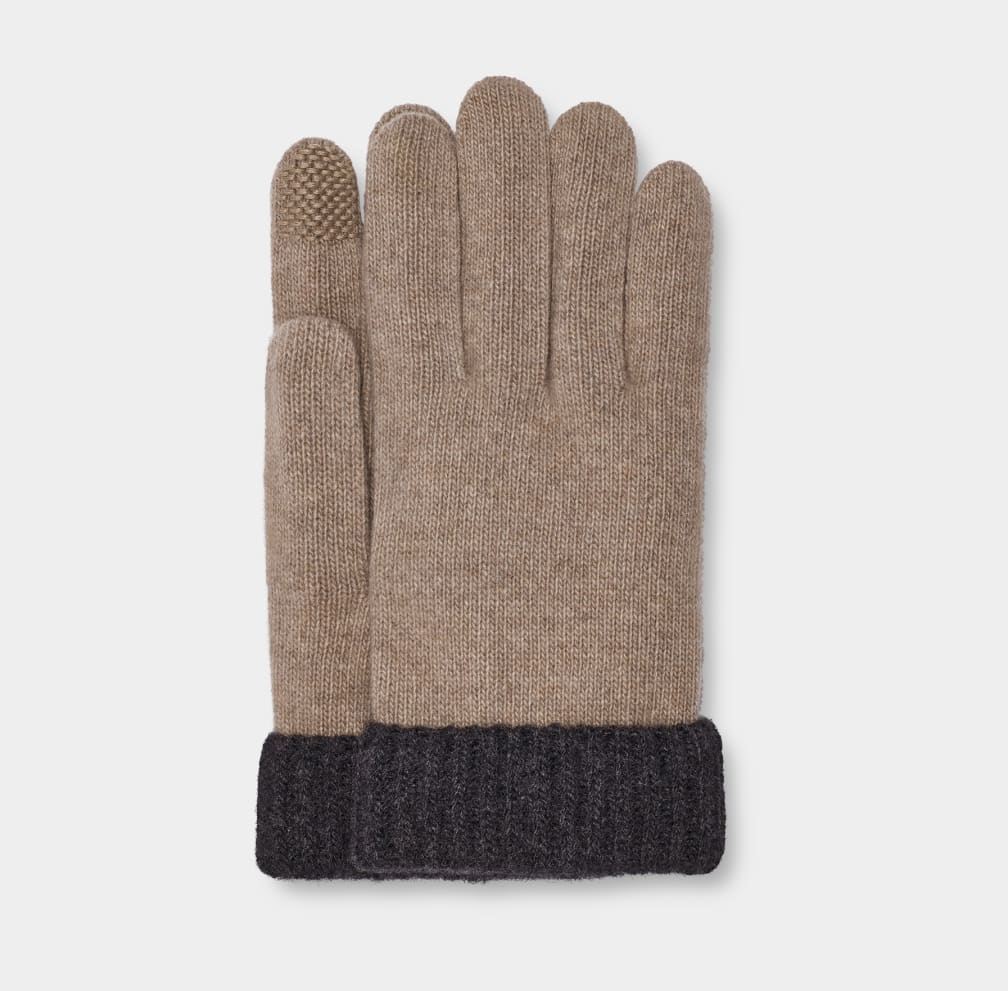 Guantes Ugg Evander Knit Hombre Creme Gris | Argentina ICYDMTP-85