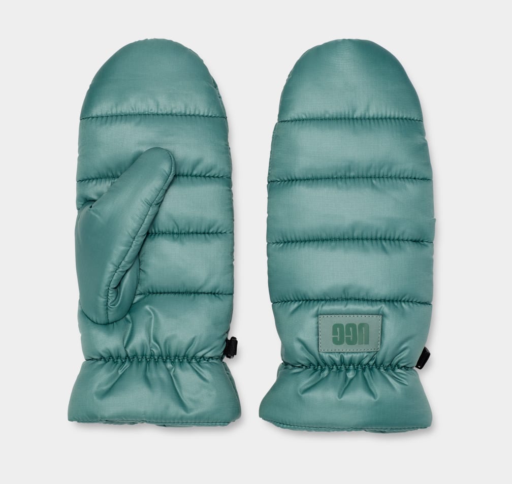 Guantes Ugg Puff Yeah All Weather Mitten Mujer Verde | Argentina GIKSLAD-42