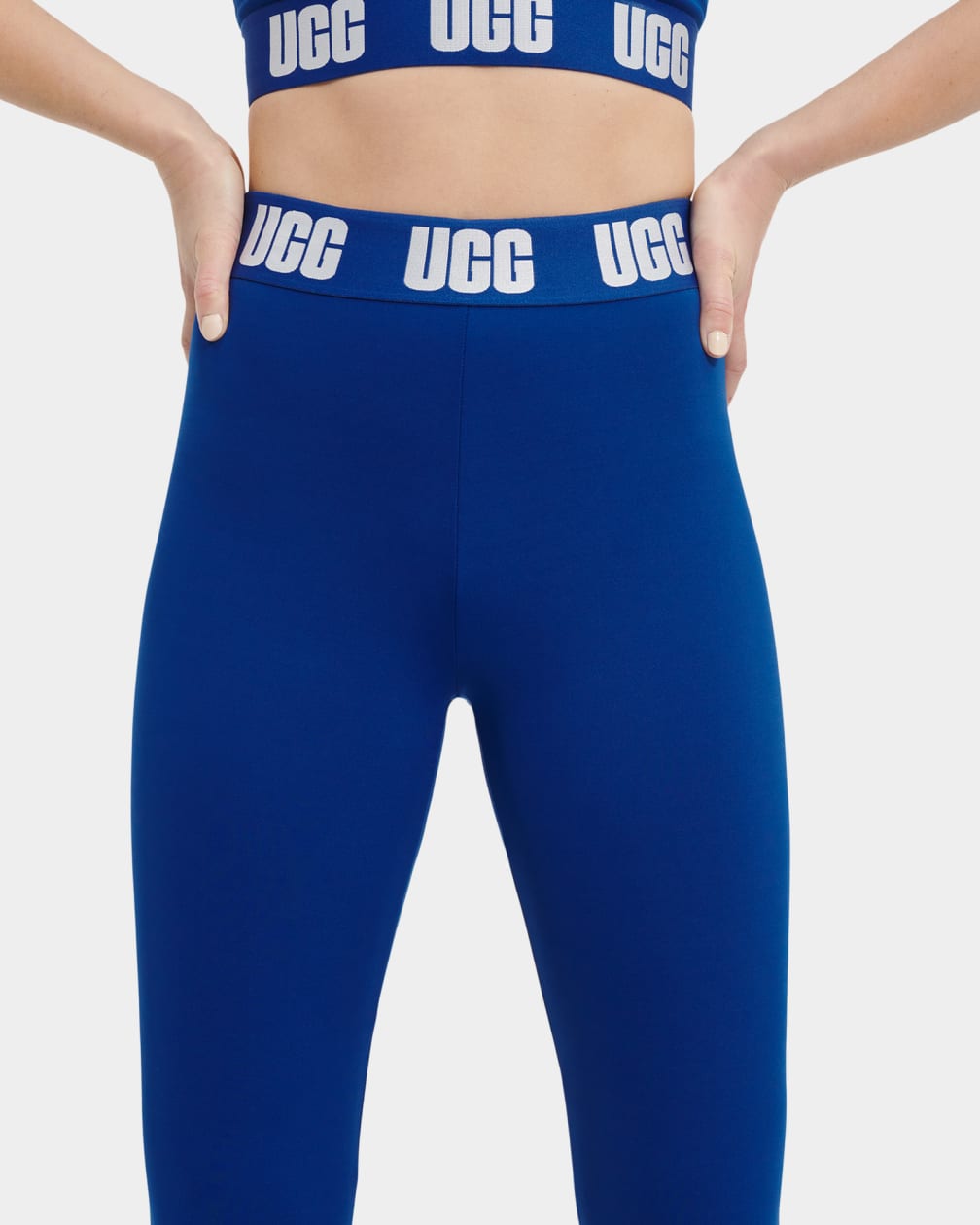 Leggins Ugg Mckena Logo Mujer Azules Oscuro | Argentina SBVGJUQ-40