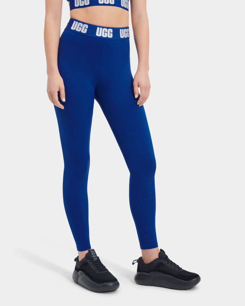 Leggins Ugg Mckena Logo Mujer Azules Oscuro | Argentina SBVGJUQ-40