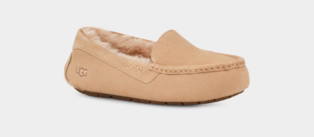 Mocasines Ugg Ansley Mujer Beige | Argentina FBTMKZC-31