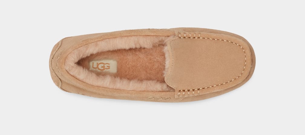 Mocasines Ugg Ansley Mujer Beige | Argentina FBTMKZC-31