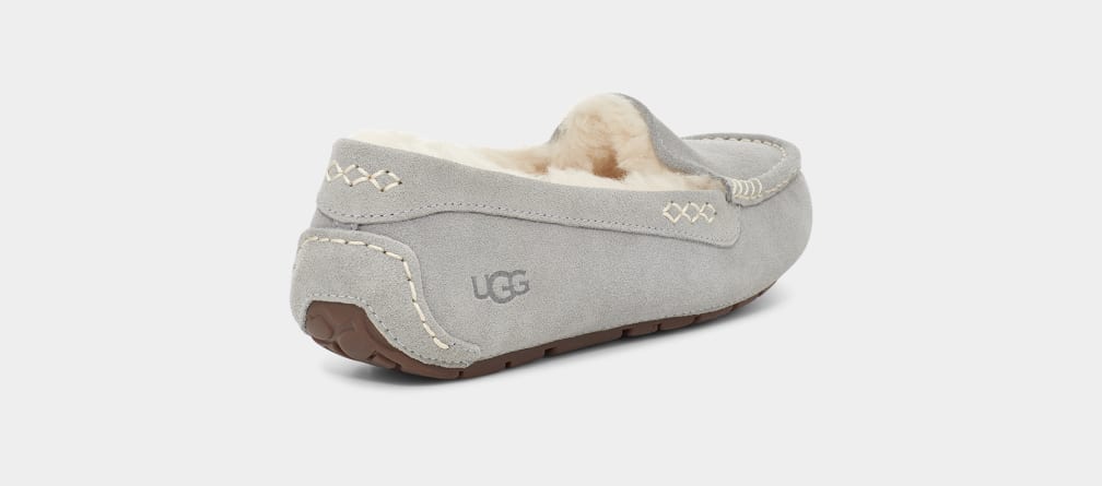 Mocasines Ugg Ansley Mujer Gris Claro | Argentina OTAQMXV-20