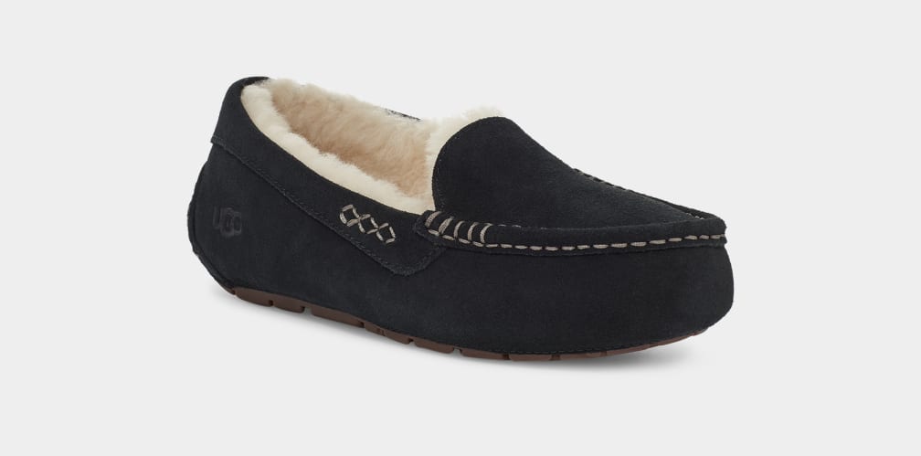 Mocasines Ugg Ansley Mujer Negras | Argentina HUTADYM-20