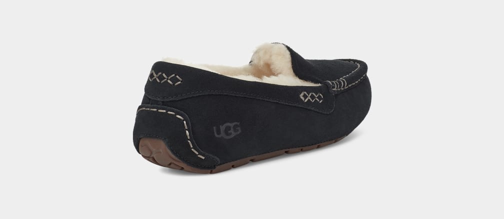 Mocasines Ugg Ansley Mujer Negras | Argentina HUTADYM-20