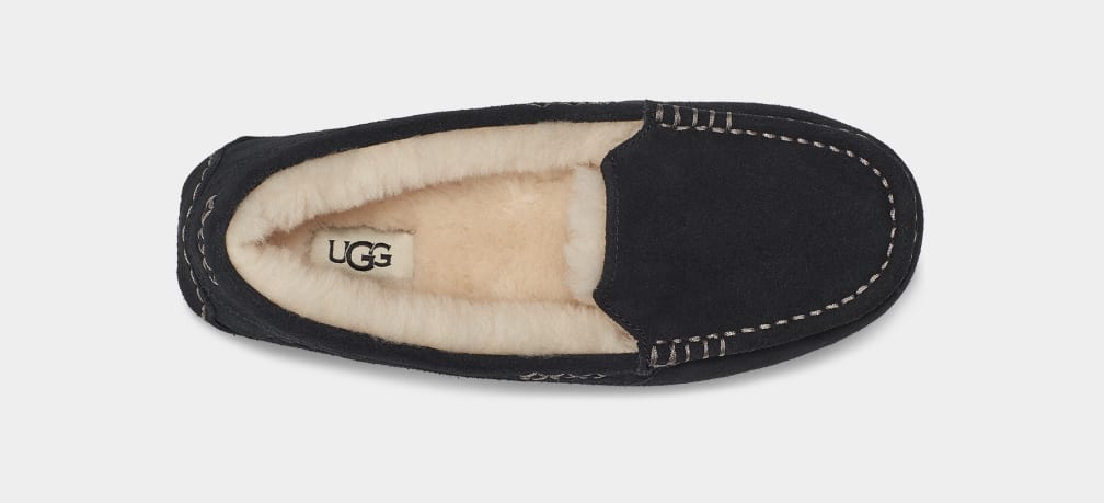 Mocasines Ugg Ansley Mujer Negras | Argentina HUTADYM-20