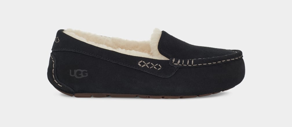 Mocasines Ugg Ansley Mujer Negras | Argentina HUTADYM-20