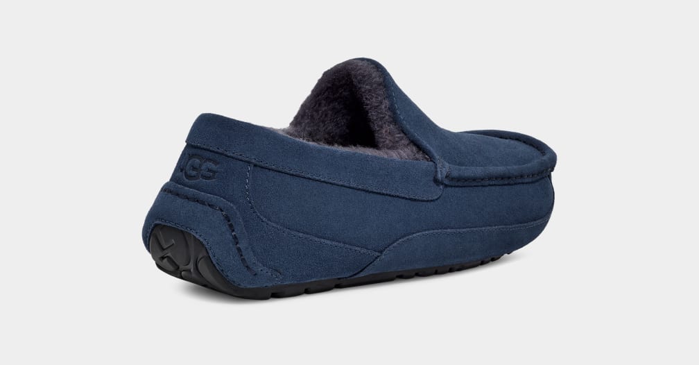 Mocasines Ugg Ascot Hombre Azules | Argentina TKNYLEU-14