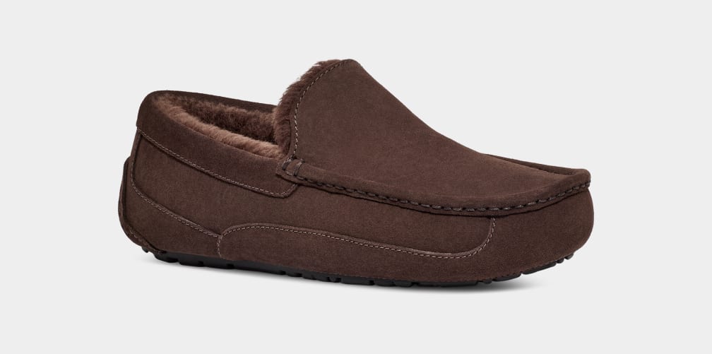 Mocasines Ugg Ascot Hombre Marrones | Argentina SXAKCTP-50