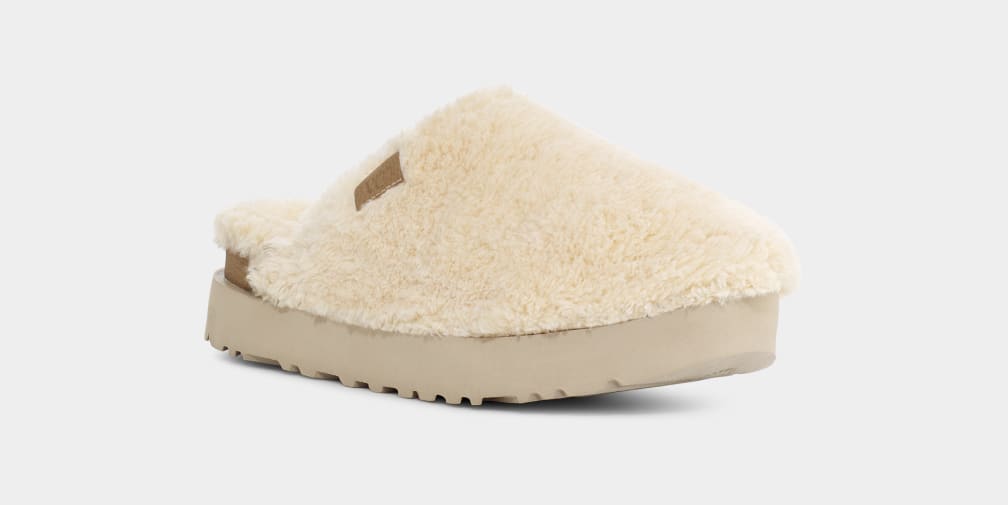 Mocasines Ugg Fuzz Sugar Mujer Beige | Argentina UDNRHLP-84