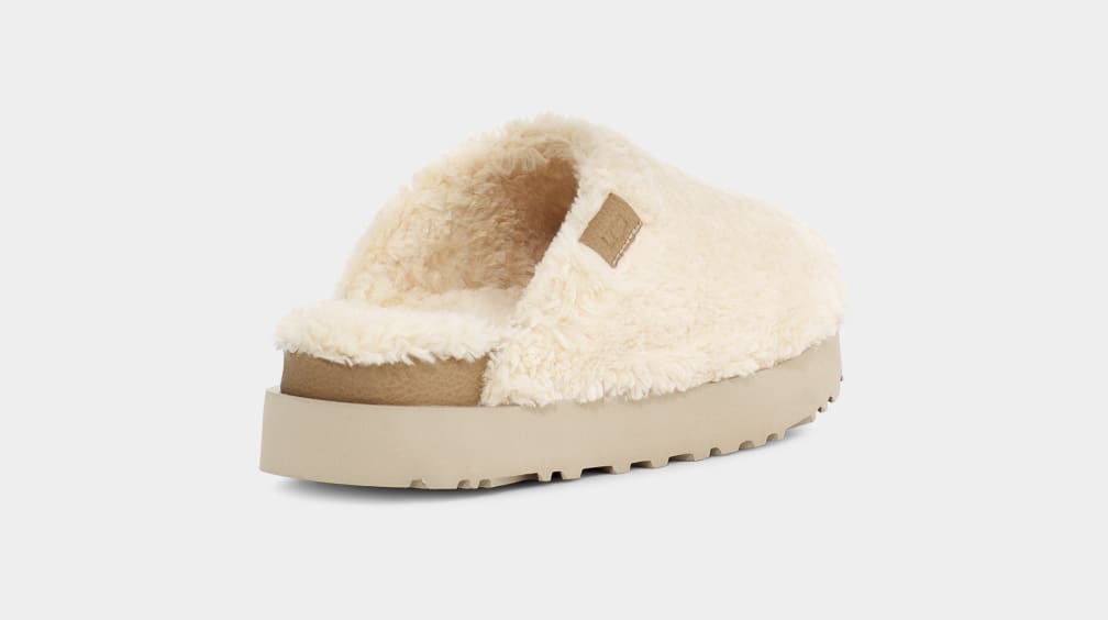 Mocasines Ugg Fuzz Sugar Mujer Beige | Argentina UDNRHLP-84