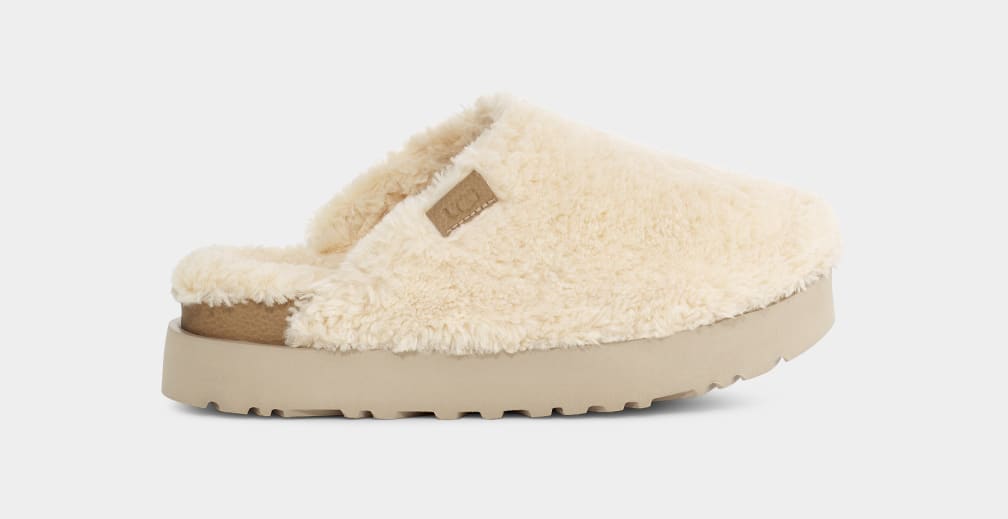 Mocasines Ugg Fuzz Sugar Mujer Beige | Argentina UDNRHLP-84