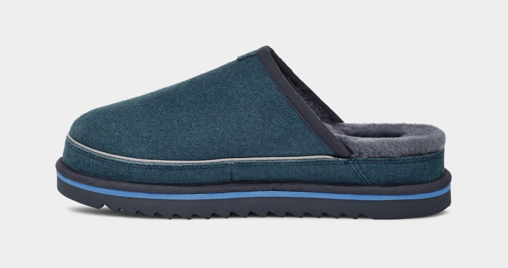 Mocasines Ugg Scuff Cali Wave Hombre Azules | Argentina QXHCSND-47