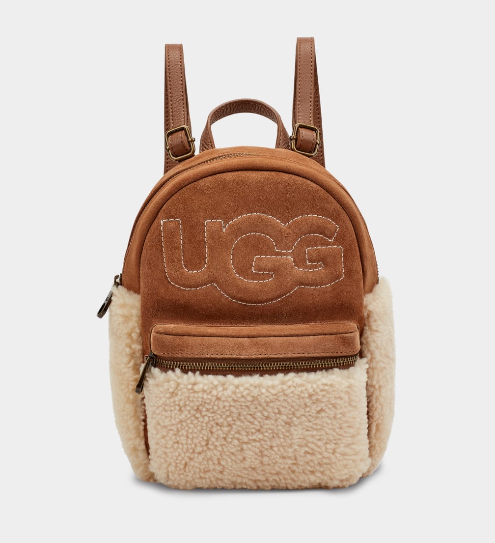 Mochilas Ugg Dannie II Mini Sheepskin Mujer Marrones | Argentina YTGOLNI-07