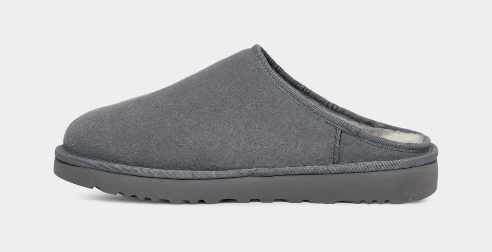 Pantuflas Ugg Classic Hombre Gris | Argentina KLWROXI-96