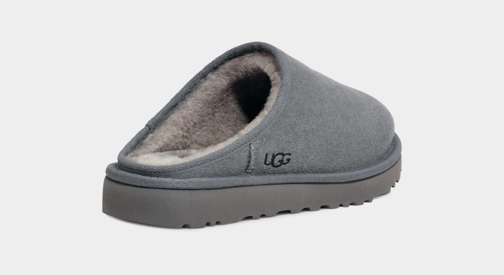 Pantuflas Ugg Classic Hombre Gris | Argentina KLWROXI-96