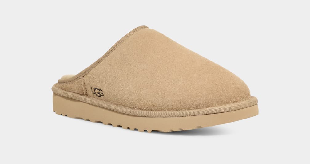 Pantuflas Ugg Classic Hombre Moutarde | Argentina QSEACIM-05