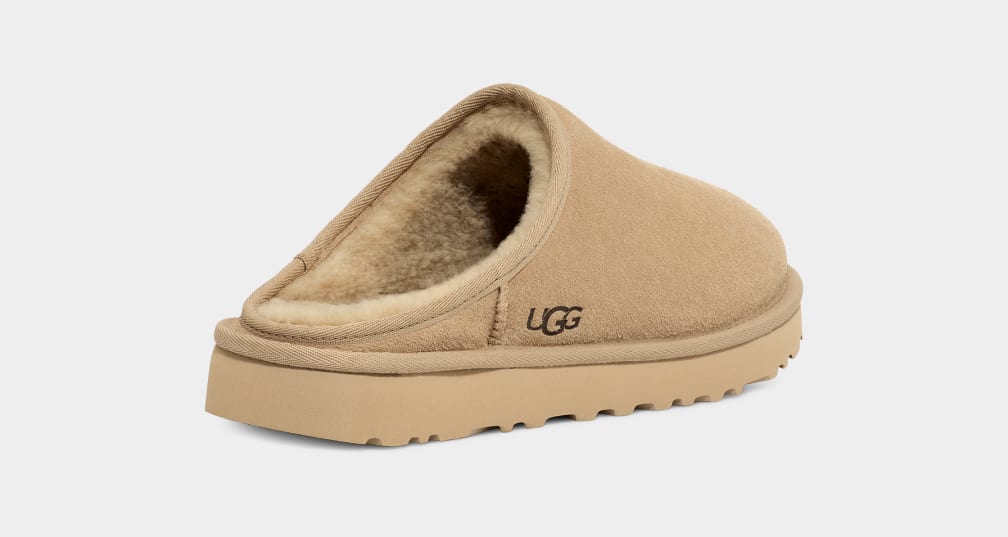 Pantuflas Ugg Classic Hombre Moutarde | Argentina QSEACIM-05