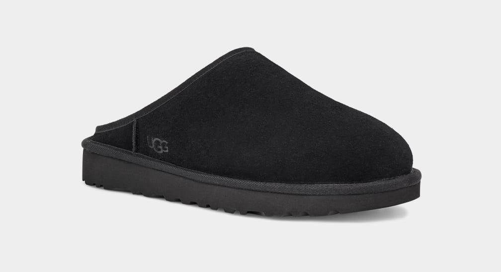 Pantuflas Ugg Classic Hombre Negras | Argentina ANCUFOL-47