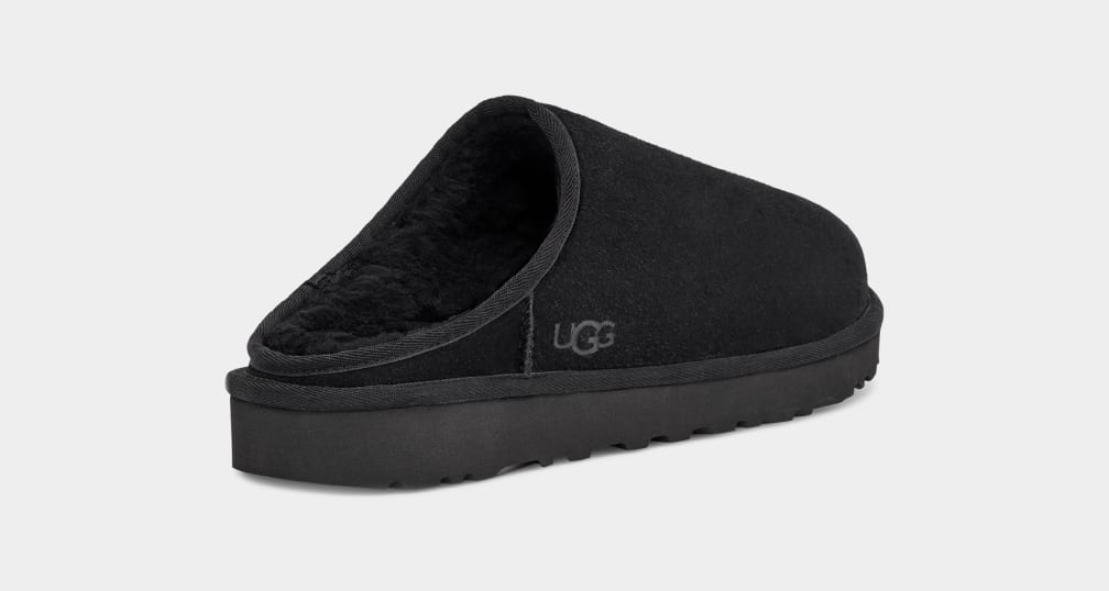 Pantuflas Ugg Classic Hombre Negras | Argentina ANCUFOL-47