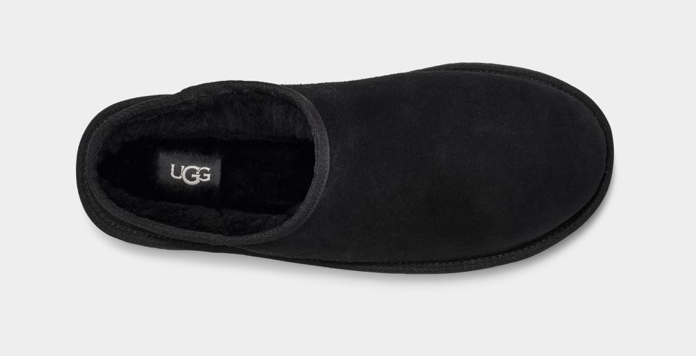 Pantuflas Ugg Classic Hombre Negras | Argentina ANCUFOL-47