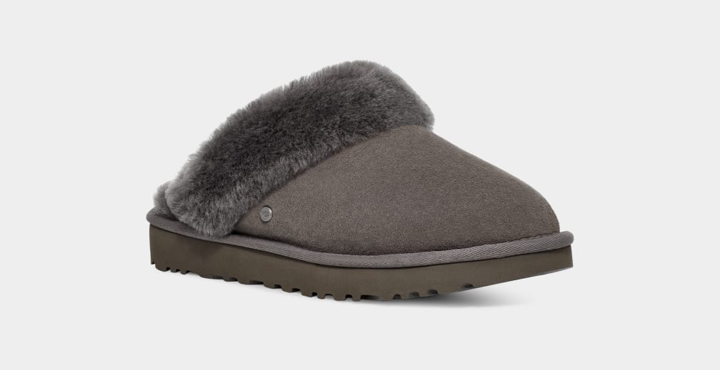 Pantuflas Ugg Classic II Mujer Gris | Argentina TQENIMH-85