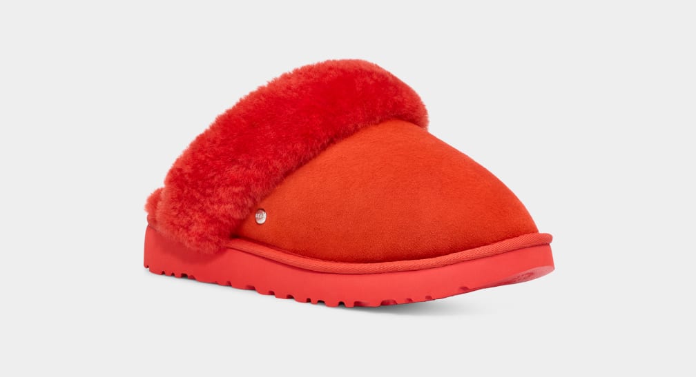 Pantuflas Ugg Classic II Mujer Rojas | Argentina ERBWHJM-83