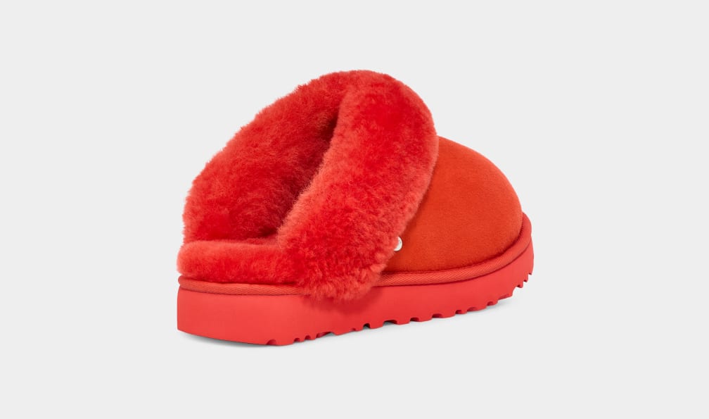 Pantuflas Ugg Classic II Mujer Rojas | Argentina ERBWHJM-83