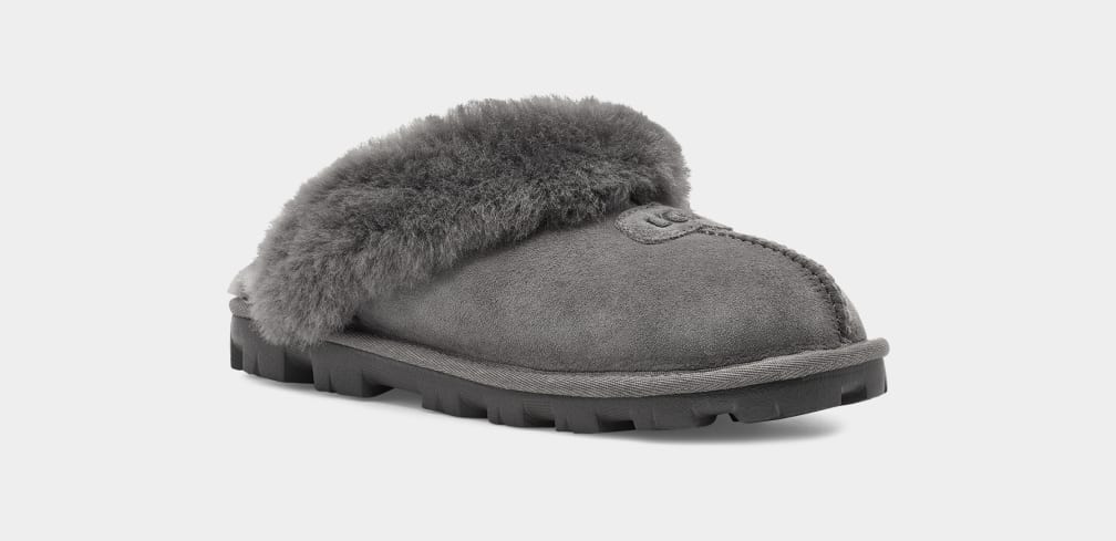 Pantuflas Ugg Coquette Mujer Gris | Argentina TJXCEKV-40