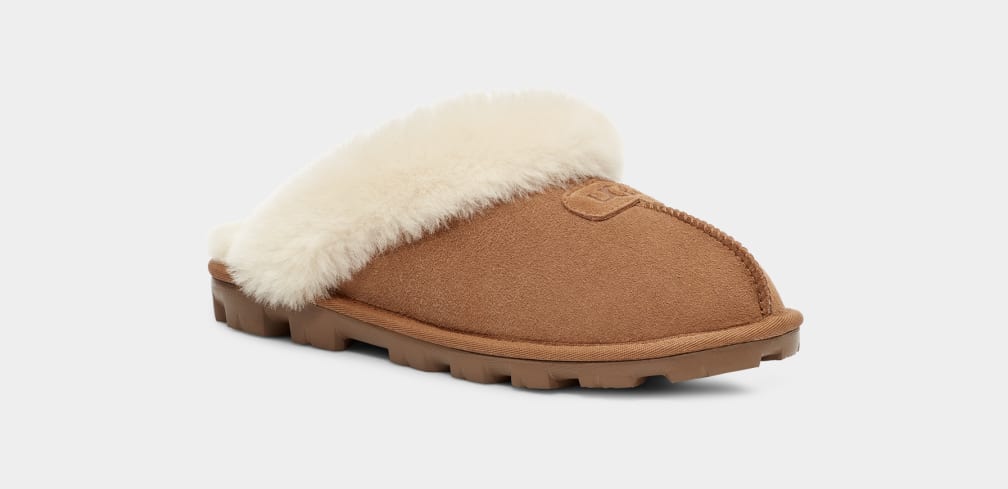 Pantuflas Ugg Coquette Mujer Marrones | Argentina ANVJWBR-30