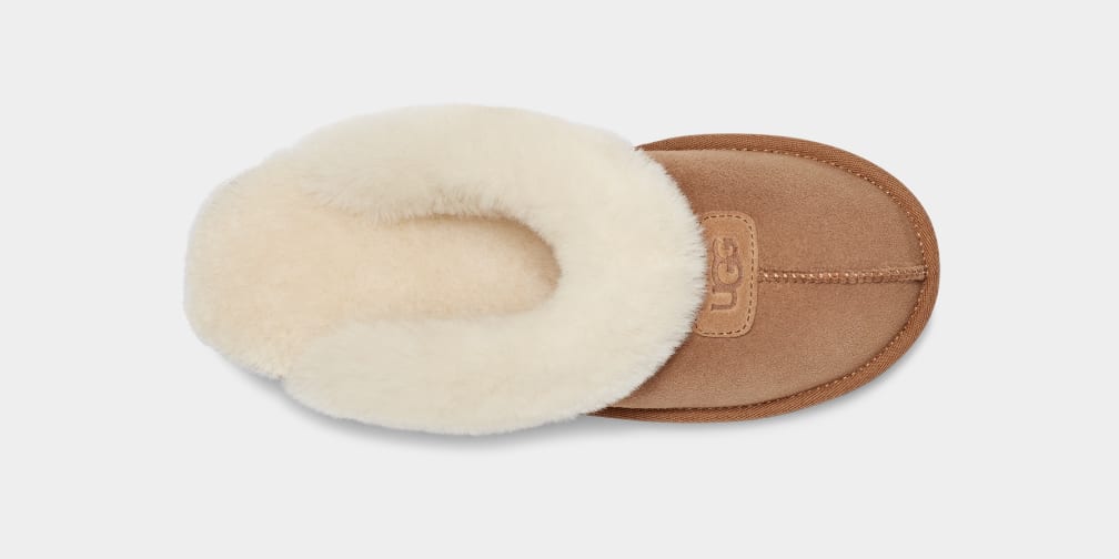 Pantuflas Ugg Coquette Mujer Marrones | Argentina ANVJWBR-30