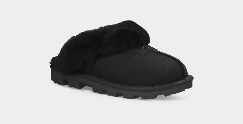 Pantuflas Ugg Coquette Mujer Negras | Argentina HIKUMRW-91