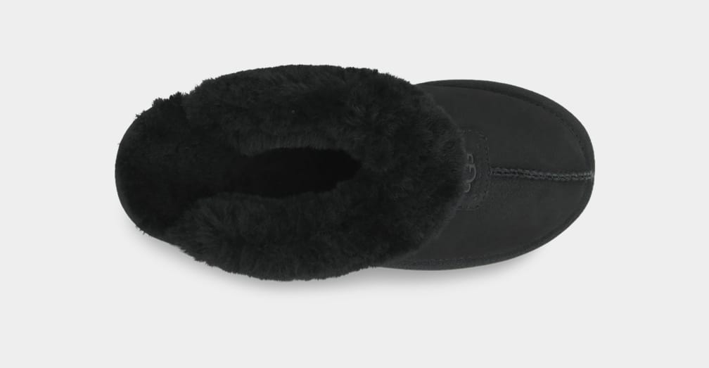 Pantuflas Ugg Coquette Mujer Negras | Argentina HIKUMRW-91