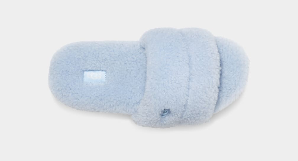 Pantuflas Ugg Cozetta Curly Mujer Azules | Argentina SMHOWUC-80