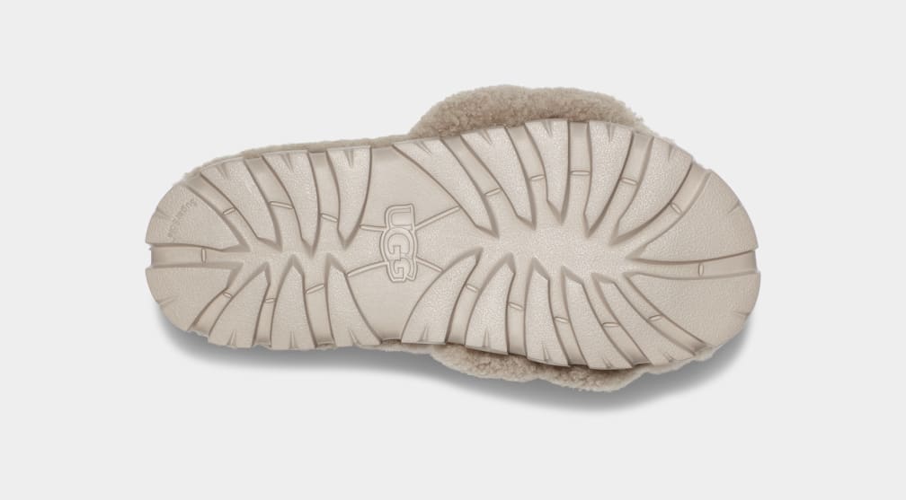 Pantuflas Ugg Cozetta Curly Mujer Gris | Argentina GQVYLBN-12