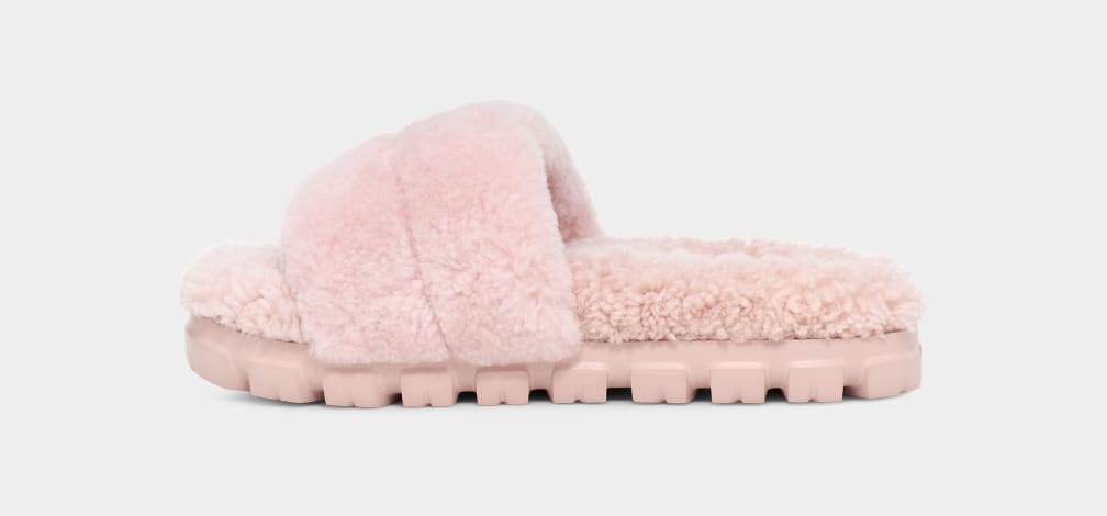 Pantuflas Ugg Cozetta Curly Mujer Rosas | Argentina IXSTMUL-35