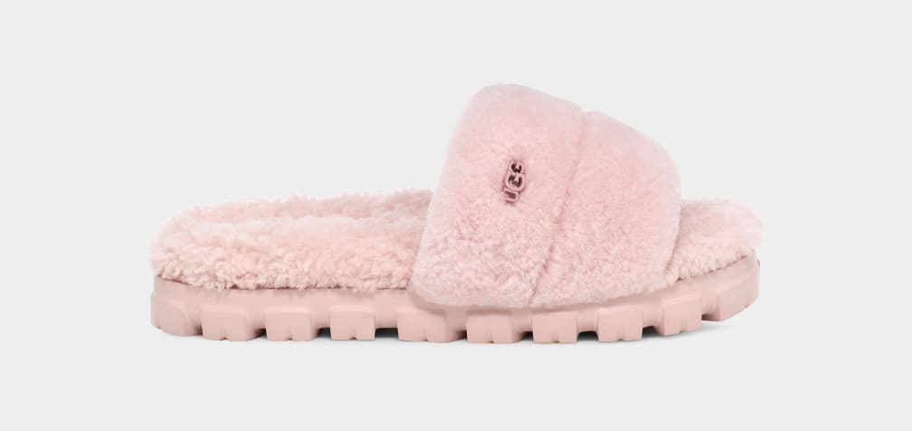 Pantuflas Ugg Cozetta Curly Mujer Rosas | Argentina IXSTMUL-35