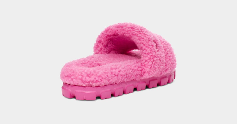 Pantuflas Ugg Cozetta Curly Mujer Rosas | Argentina VIOGMXW-27