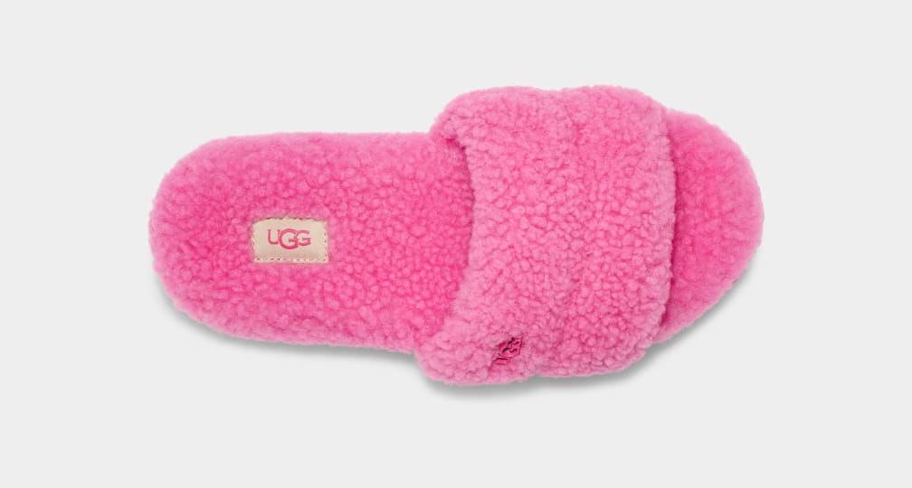 Pantuflas Ugg Cozetta Curly Mujer Rosas | Argentina VIOGMXW-27