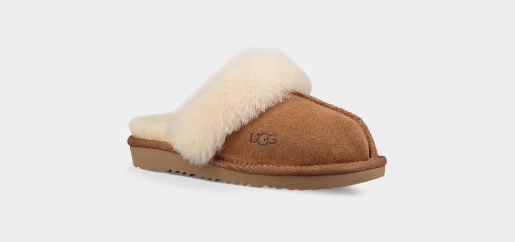 Pantuflas Ugg Cozy II Niños Marrones | Argentina HJIPDVY-27