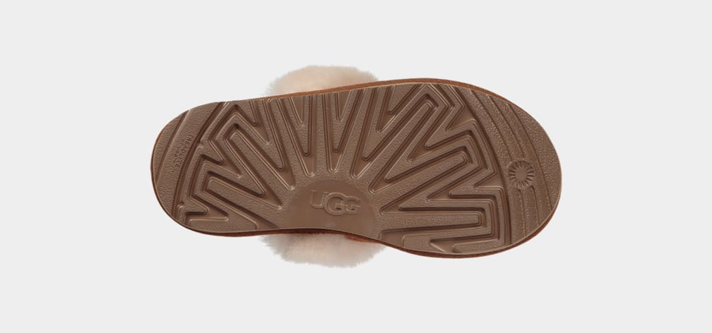 Pantuflas Ugg Cozy II Niños Marrones | Argentina HJIPDVY-27