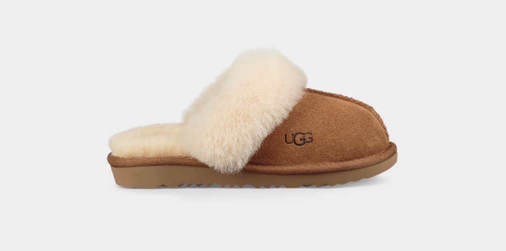 Pantuflas Ugg Cozy II Niños Marrones | Argentina HJIPDVY-27