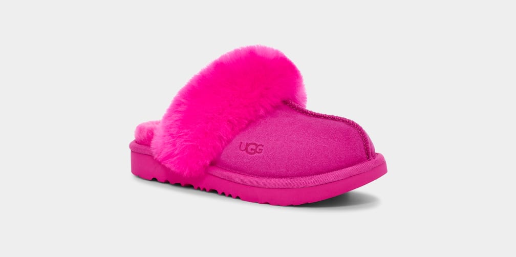 Pantuflas Ugg Cozy II Niños Rosas | Argentina CNIJBLW-34