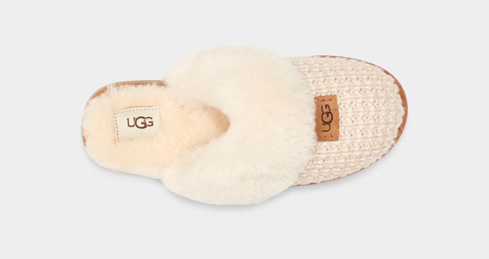 Pantuflas Ugg Cozy Mujer Creme | Argentina DQTECNZ-24