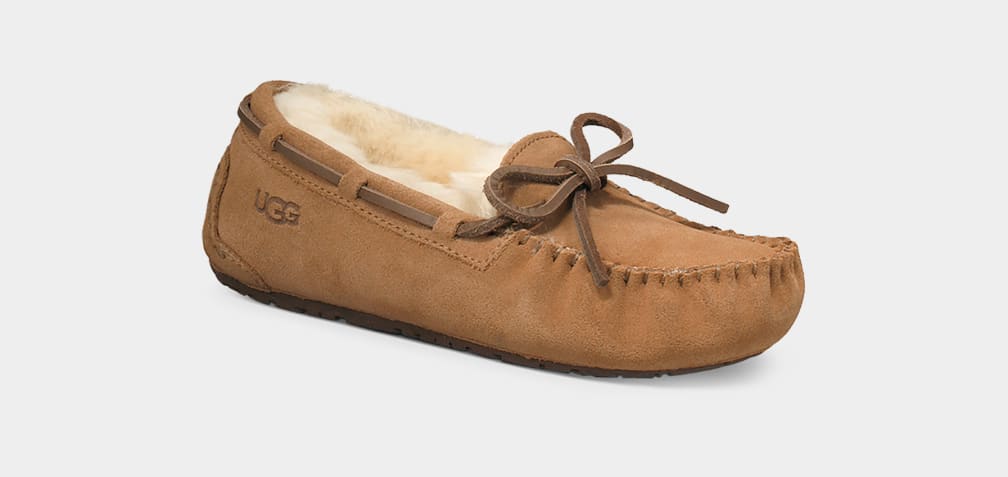 Pantuflas Ugg Dakota Niños Marrones | Argentina VMCRTBY-30