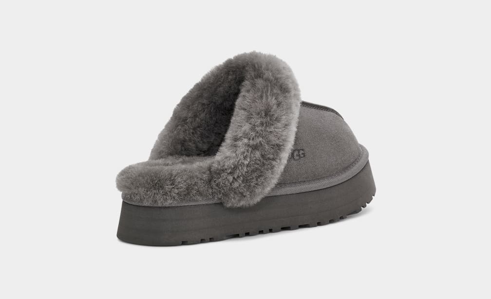 Pantuflas Ugg Disquette Mujer Gris | Argentina MSGRLHX-71