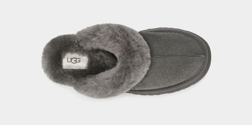 Pantuflas Ugg Disquette Mujer Gris | Argentina MSGRLHX-71