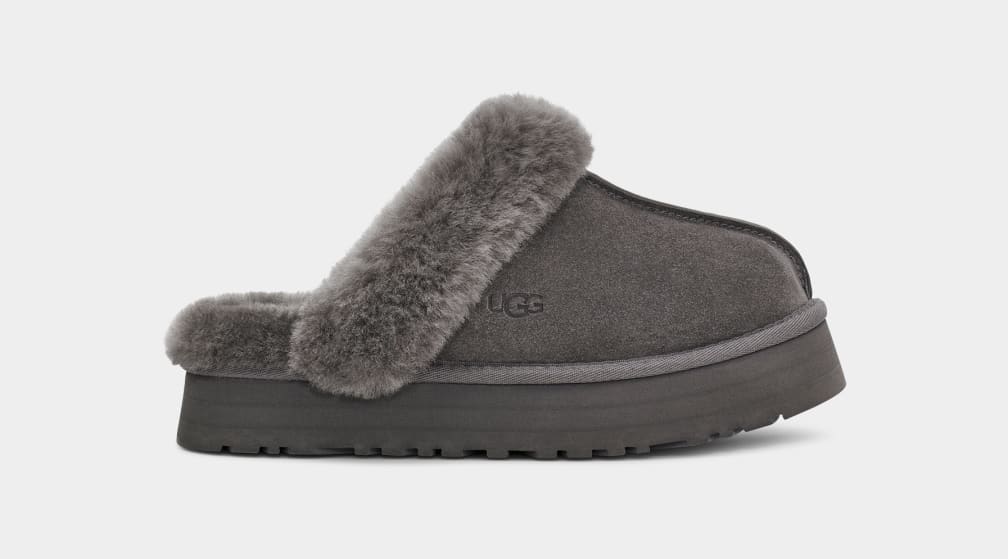 Pantuflas Ugg Disquette Mujer Gris | Argentina MSGRLHX-71