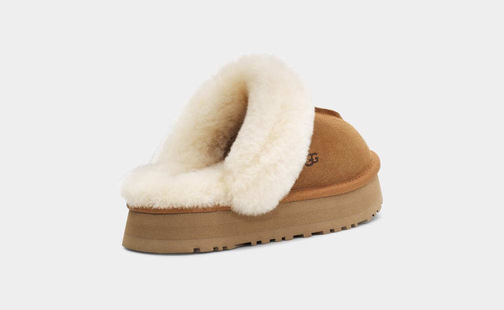 Pantuflas Ugg Disquette Mujer Marrones | Argentina JRNUIMW-15